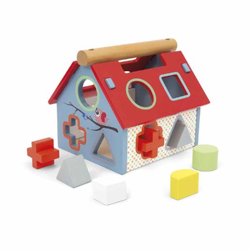 Wood'n'Play - Casa com formas de madeira