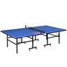 Outsunny - Mesa de Ping Pong Dobrável com Rede, Raquetes e Bolas