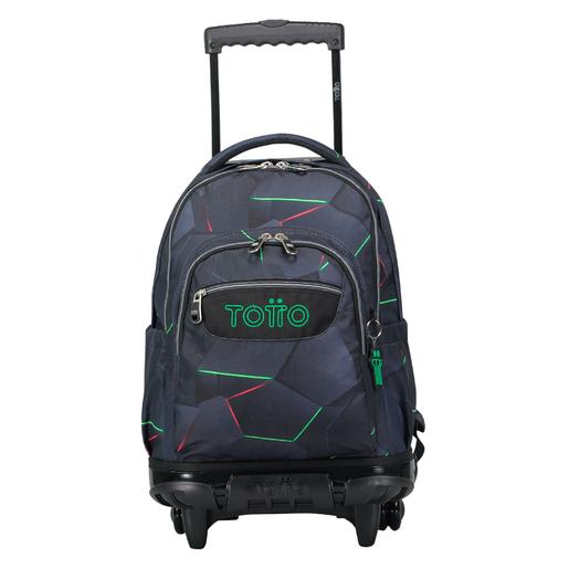 Totto - Mochila escolar com rodas fractal Renglones