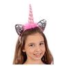 Diadema unicornio com lantejoulas