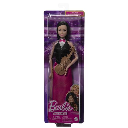 Barbie - Boneca Música Violino com Vestido Elegante e Acessórios ㅤ