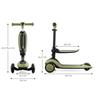 Kinderkraft - Trotinete Tri-scooter Halley Verde