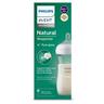 Philips Avent - Biberão de vidro natural com tetina de resposta natural 240 ml 1m+ | sem bpa