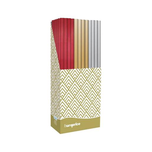 Papel de embrulho dourado liso 70x200