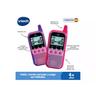 Vtech - KidiTalkie 6 em 1, Walkie-Talkie para crianças, cor rosa, conexão segura ㅤ