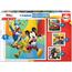 Educa Borrás - Pack 4 puzzles progressivos Mickey and Friends