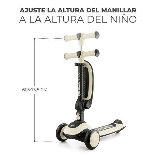 Kinderkraft - Trotinete Tri-scooter Halley Branco