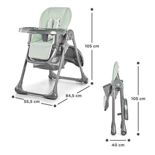 Kinderkraft - Cadeira alta Tastee Cinzenta
