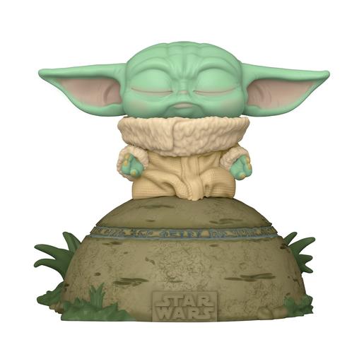 The Mandalorian - Baby Yoda usando a força - Figura Funko Pop