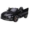 Homcom - Bentley GT elétrico preto com controle remoto