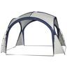 Outsunny - Toldo de campismo 3,5x3,5 m Bege/Azul