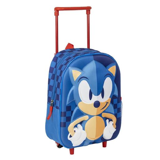 Sonic - Mochila infantil trolley 3D