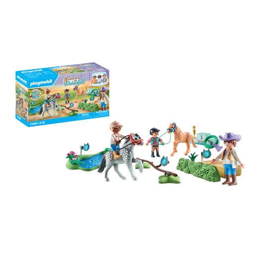 Playmobil - Brinquedo Torneio Equestre Pony ㅤ