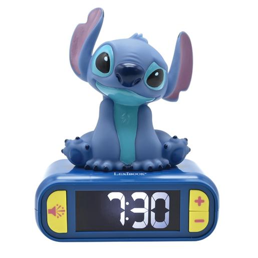 Lexibook - Despertador 3D digital Stitch Disney ㅤ