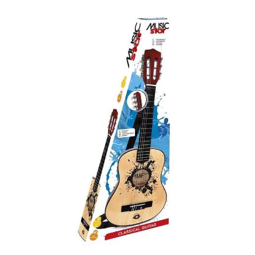 Music Star - Guitarra de madera 75 cm