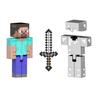 Minecraft - Figura colecionável Ação Steve Diamante Minecraft ㅤ