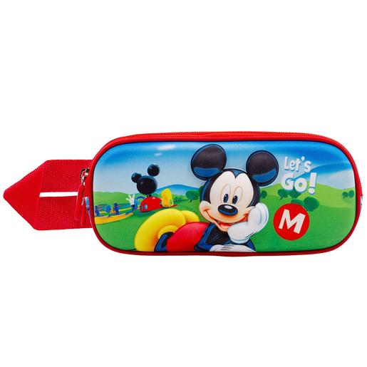 Mickey Mouse - Porta-tudo duplo 3D Let's Go