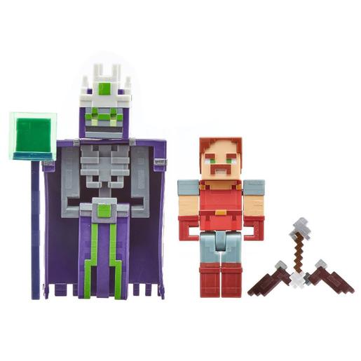 Minecraft - Pack 2 Figuras Comic Maker Dungeons (vários modelos)