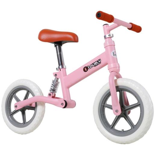 Homcom - Bicicleta sem pedais Cor de Rosa