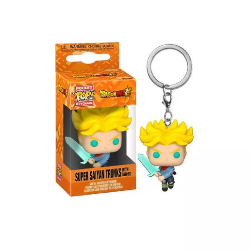 Dragon Ball Super - Super Saiyan Trunks con espada - Llavero Funko Pocket POP