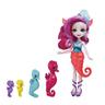 Mattel - Enchantimals - Ocean Kingdom muñeca Sedda Sea Horse con familia de caballitos de mar ㅤ