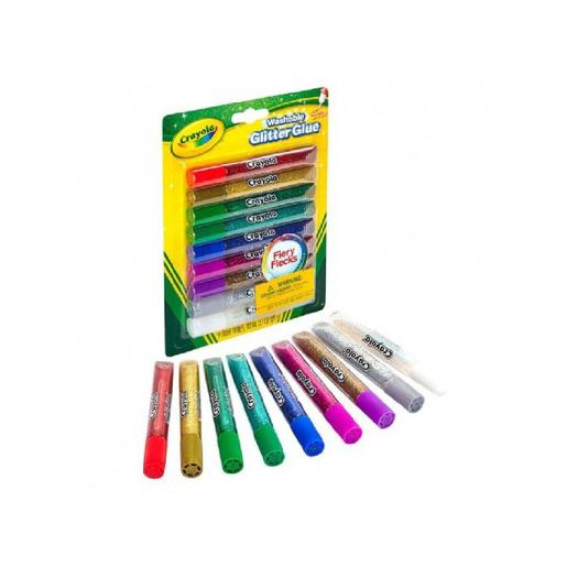 Crayola - 9 Colas laváveis com glitter