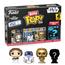 Star Wars - Pack 4 figuras Funko Bitty POP - Leia