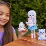 Enchantimals - Muñeca Pristina Polar Bear con Mascotas