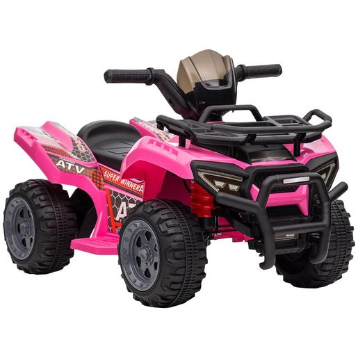 Homcom - Quad elétrico 6V rosa