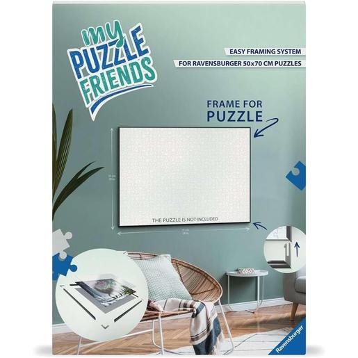 Ravensburger - Moldura para Puzzle 1000 Peças em Preto Acessório Estável ㅤ