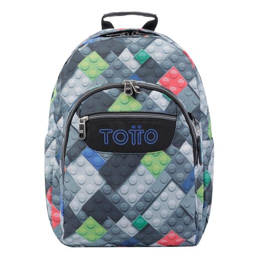 Totto - Mochila escolar blocos Acuarela