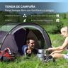 Outsunny - Tenda de Campanha Pop Up 250x150x100 cm Verde