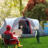 Outsunny - Tenda de campanha 455x230x180 cm Cinza