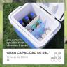 Outsunny - Frigorífico 24L com função de refrigerar e aquecer Azul