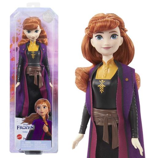 Mattel - Frozen - Muñeca Frozen 2 Anna con Chaleco y Look de Película ㅤ