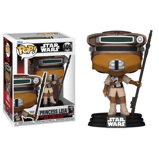 Funko - Star Wars - Funko Pop Star Wars: Retorno do Jedi - Princesa Leia Edição 40º Aniversário