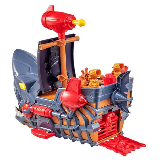 Motor & Co - Galeão pirata com 3 veículos Beast Machines