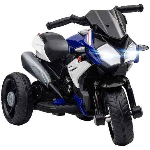 Homcom - Trimoto elétrica infantil Preto/Azul