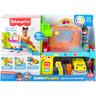 Fisher Price - Little People - Set de juego garaje aprendizaje con figuras, sonidos y accesorios multicolor ㅤ