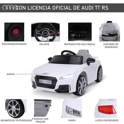 Homcom - Audi TT eléctrico blanco