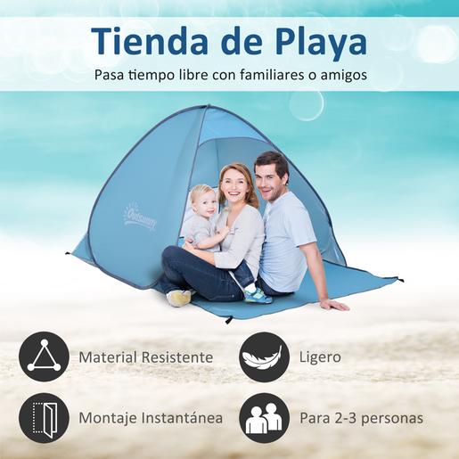 Outsunny - Tenda Pop Up praia Azul