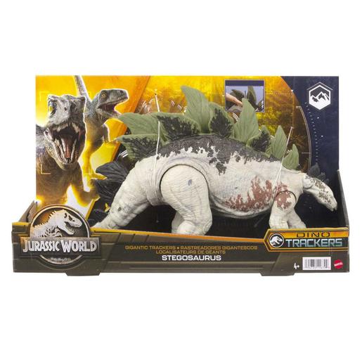 Mattel - Jurassic World - Jurassic World Gigantesco Rastreadores Dinossauro Stegosaurus ㅤ