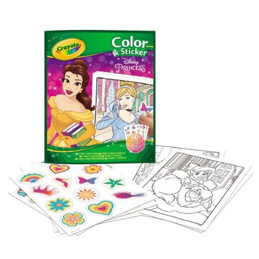 Crayola - Princesas Disney - Livro para colorir e autocolantes