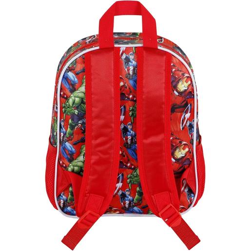 Marvel - Os Vingadores - Mochila escolar 3D Os Vingadores ㅤ