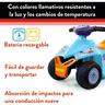 Feber - Bluey - Quad elétrico Bluey 6V com rodas grandes para estabilidade ㅤ