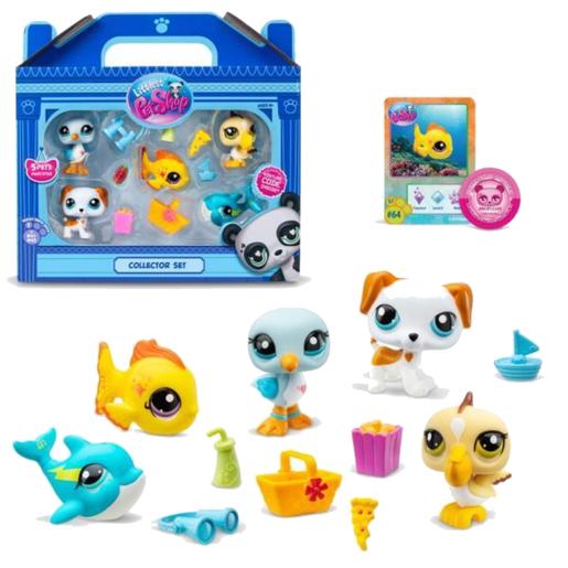 Littlest Pet Shop - Coleção 5 figuras com acessórios (vários modelos)