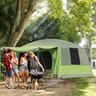 Outsunny - Tenda de Campismo Familiar 405x305x225 cm Verde