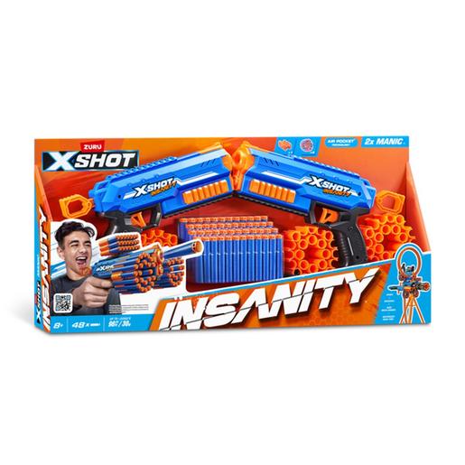 Pack 2 pistolas X-Shot Insanity ㅤ