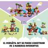 LEGO - Casa del árbol 3en1 Duplo, juguete de construcción con tobogán y animales 10993