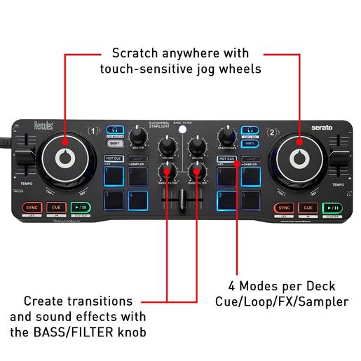 Hercules - Mesa mistura DJControl Starlight